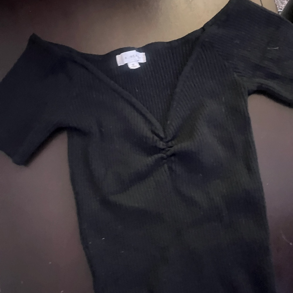 Pacsun L.A. Hearts cute black top